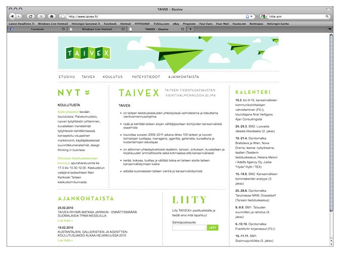 Taivex Web
